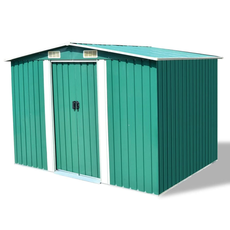 Garden Storage Shed Anthracite Steel 101.2"x80.7"x70.1"