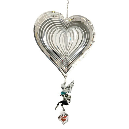 Fairy Wind Spinner Garden Wind Chimes Hanging Decorations Outdoor