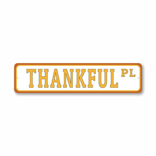 Thanksgiving Street Sign