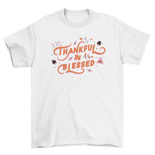 Thanksgiving Lettering T-shirt