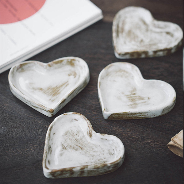 Heart-Shaped Ceramic Mug